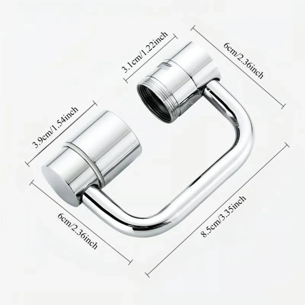 1080° Rotating Faucet Extender | Stainless Steel Aerator