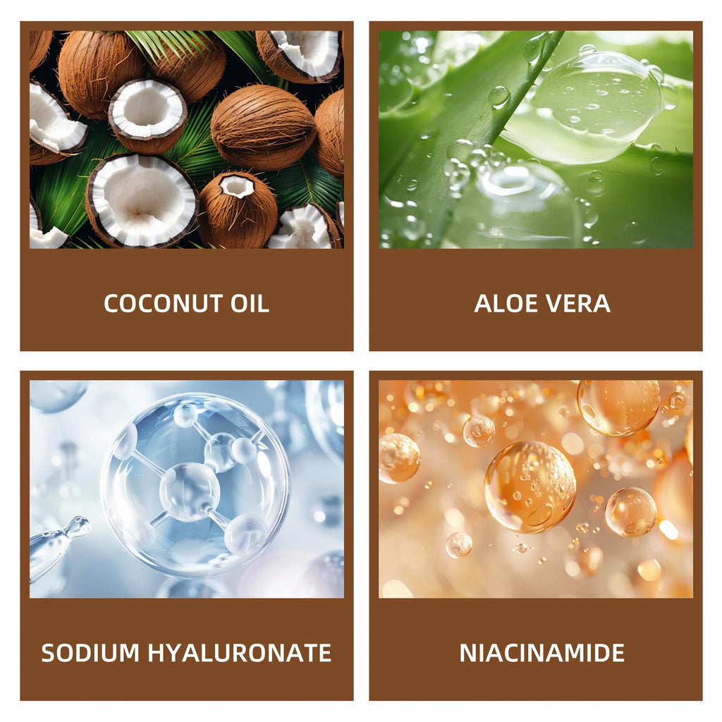 Ottilavie Coconut Oil Body Cream Aloe Deep Hydration All Skin Types