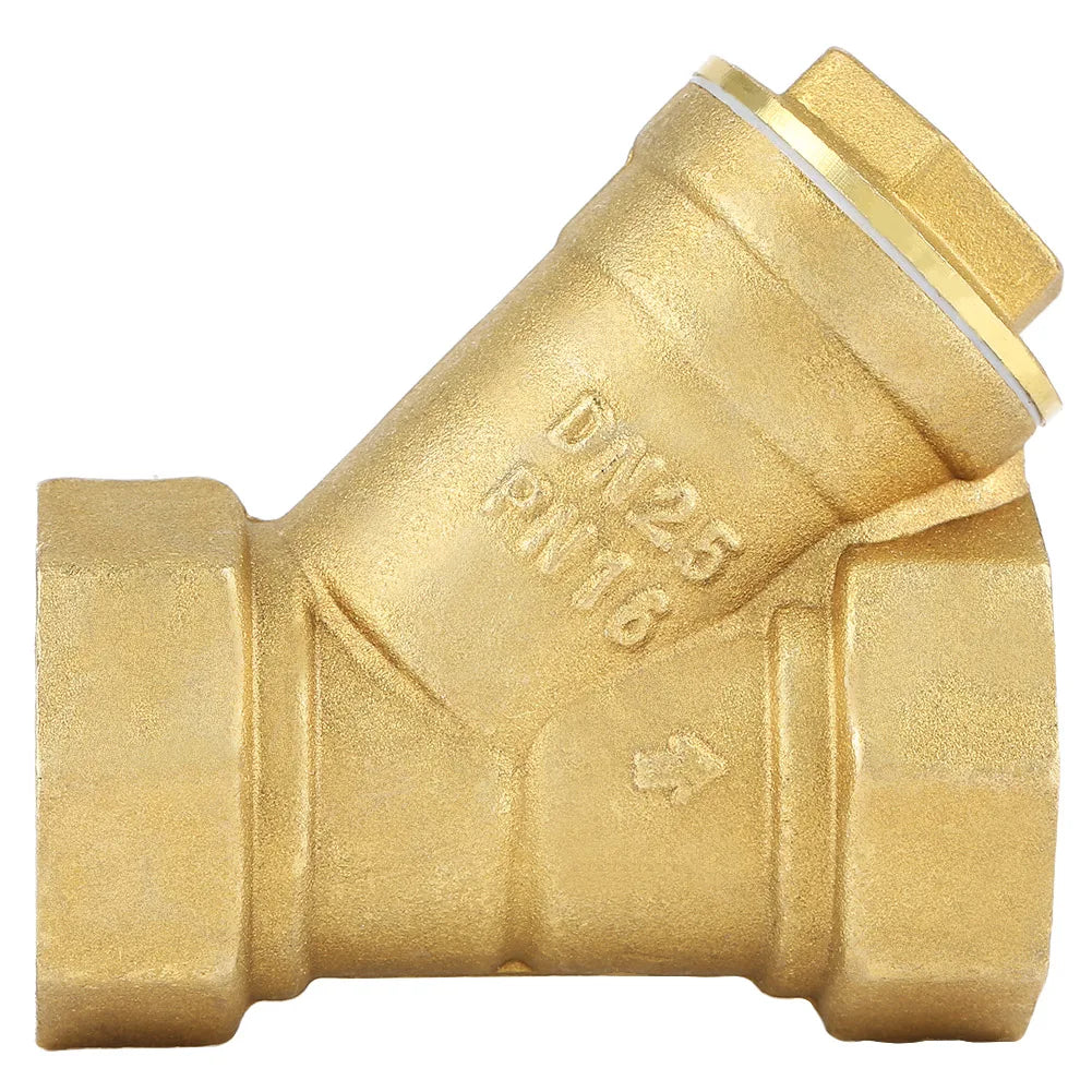 Brass Strainer Filter Valve Connector Durability Female Thread Oil