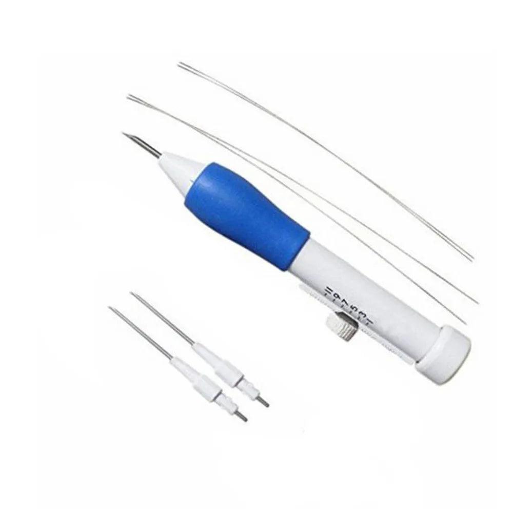 Magic Embroidery Pen & Needle Weaving Tool – 1 Pen + 4 Needles