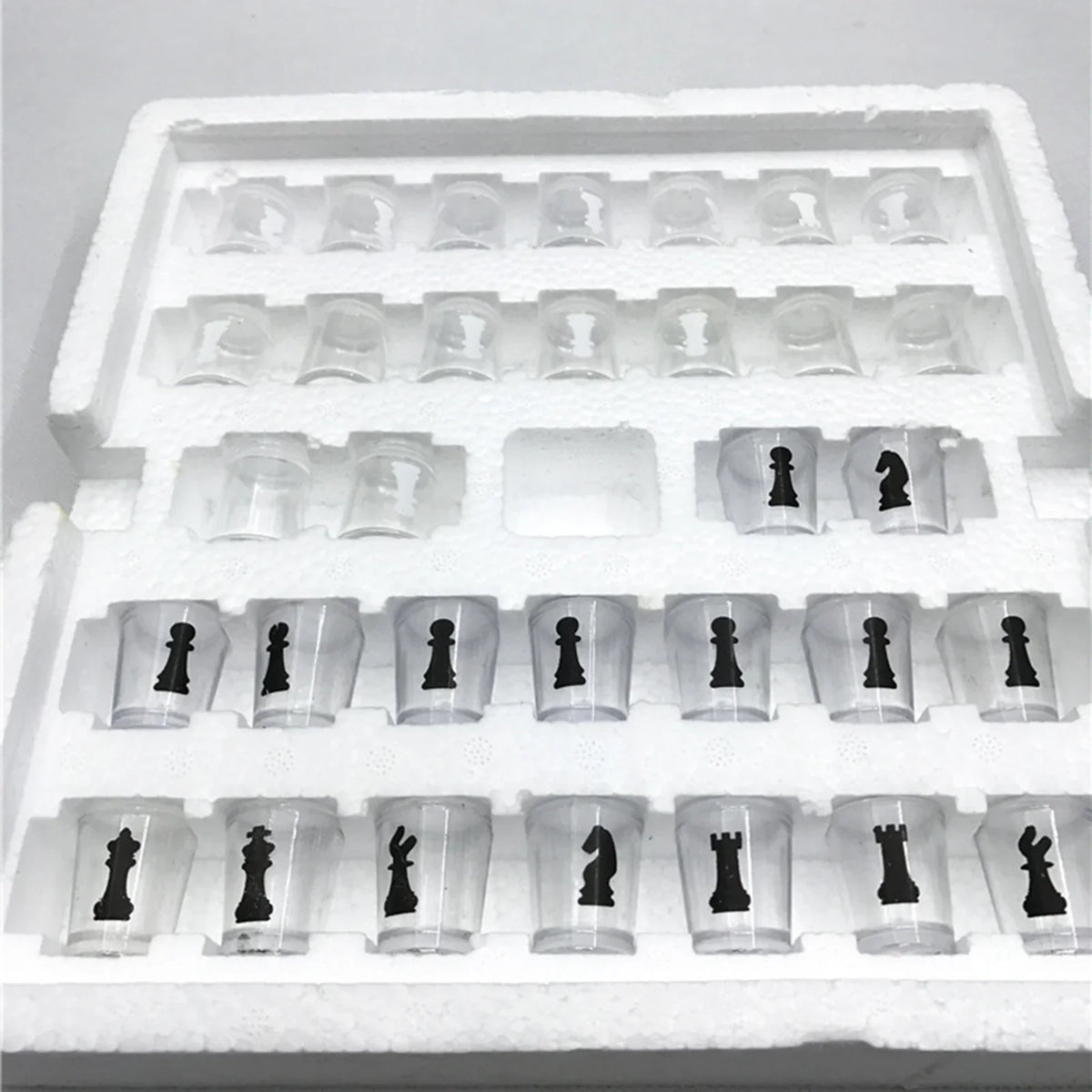 Shot Glass Chess Set | Fun Drinking Game for Parties & Bars