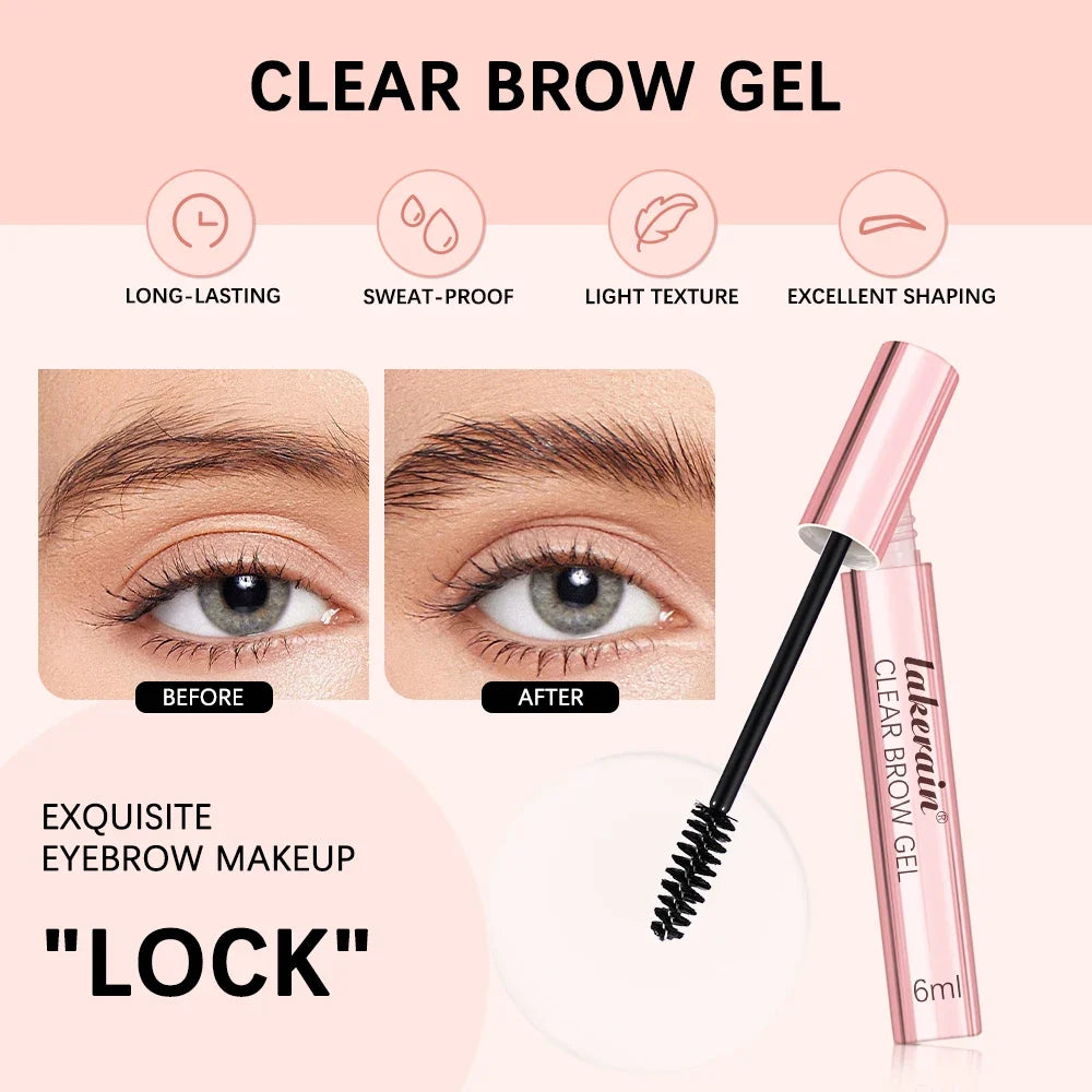 Eyebrow Styling Gel Long-lasting Waterproof Transparent Natural