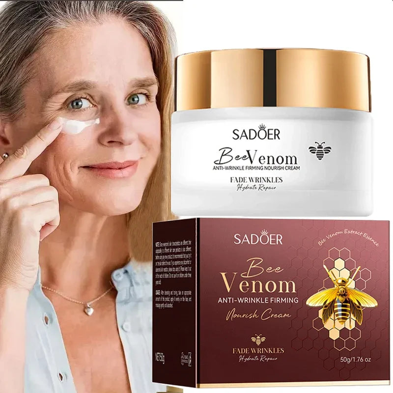 Bee Venom Anti-aging Face Cream Fade Wrinkle Firming Lifting Facial