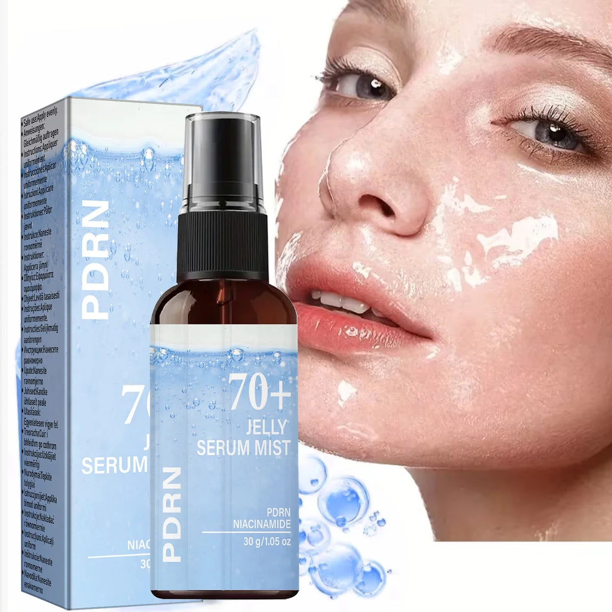 PDRN Jelly Serum Mist – Niacinamide, Collagen & Hyaluronic Acid