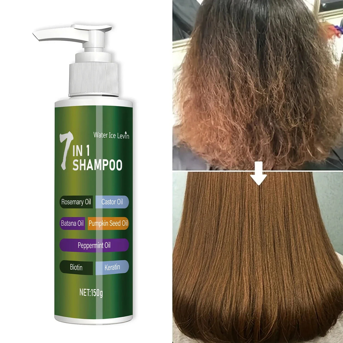 7-in-1 Rosemary, Batana & Castor Oil Shampoo – All Hair Types