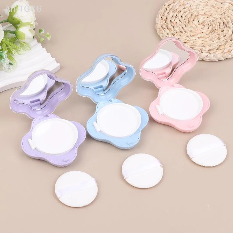 Mini Air Cushion Foundation Case with Puff, Sponge & Mirror
