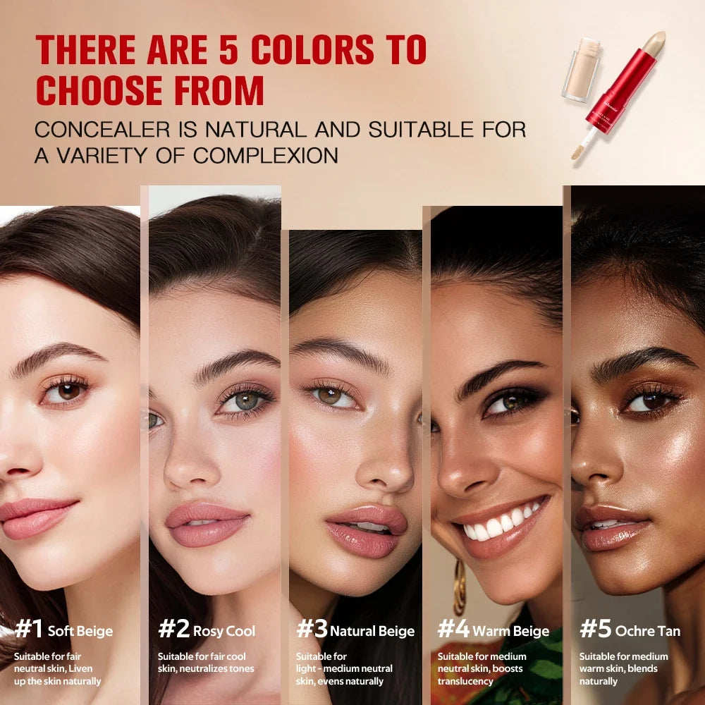 GlideHide 2-in-1 Blurring Concealer – Liquid Tint & Balm Stick