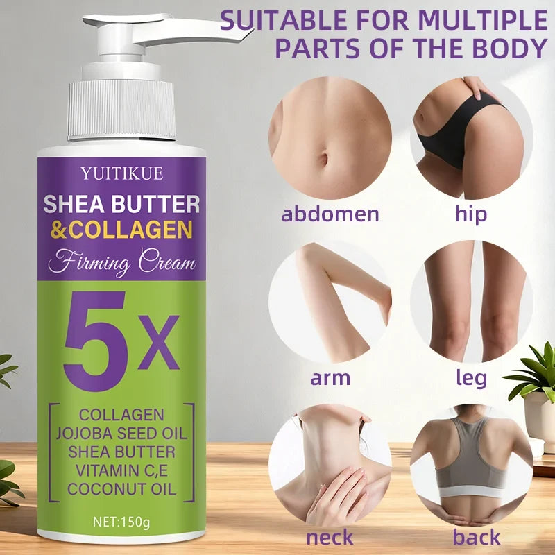 YUITIKUE Shea Butter Firming Body Cream 150g – Tighten & Moisturize