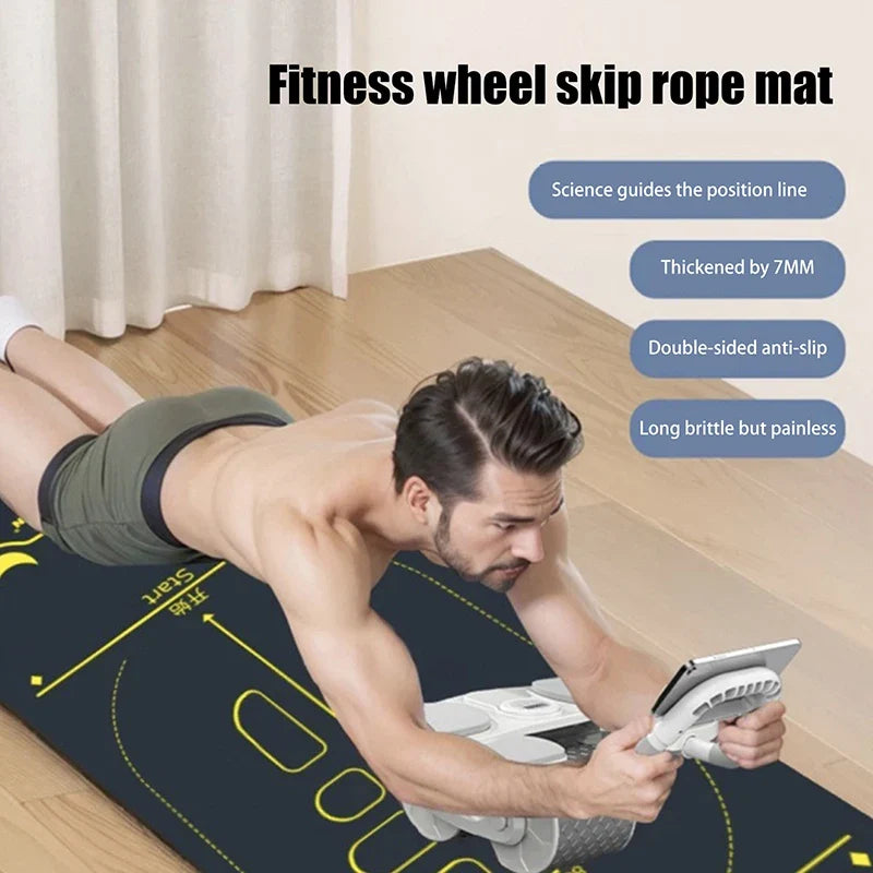 Non-Slip TPE Kneeling Mat – Thick Cushioned Yoga & Gym Pad