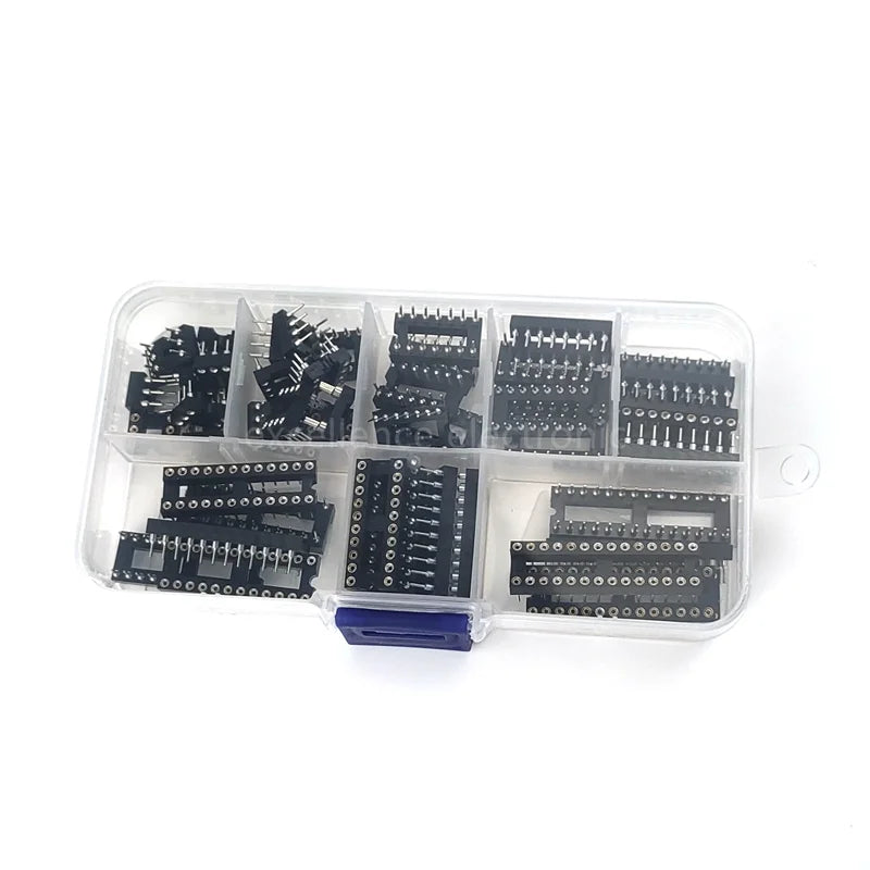 Lot Round Hole IC Sockets Spacing Solder Socket DIP6 DIP8 DIP14 DIP16