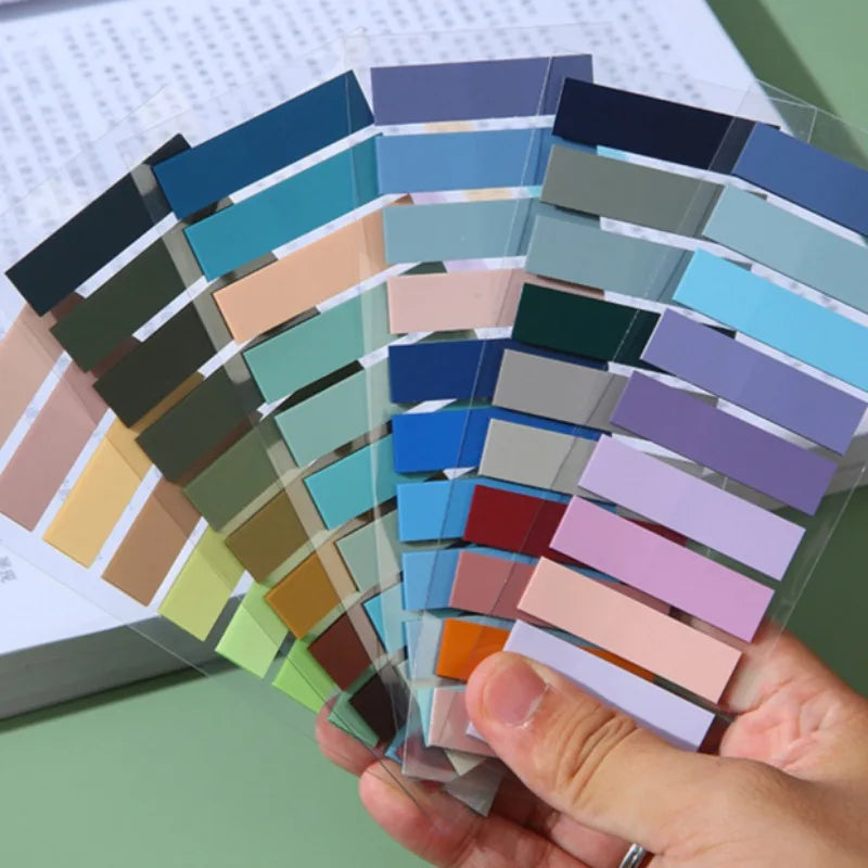 800 PET Translucent Index Tabs – 10 Colors for Organization