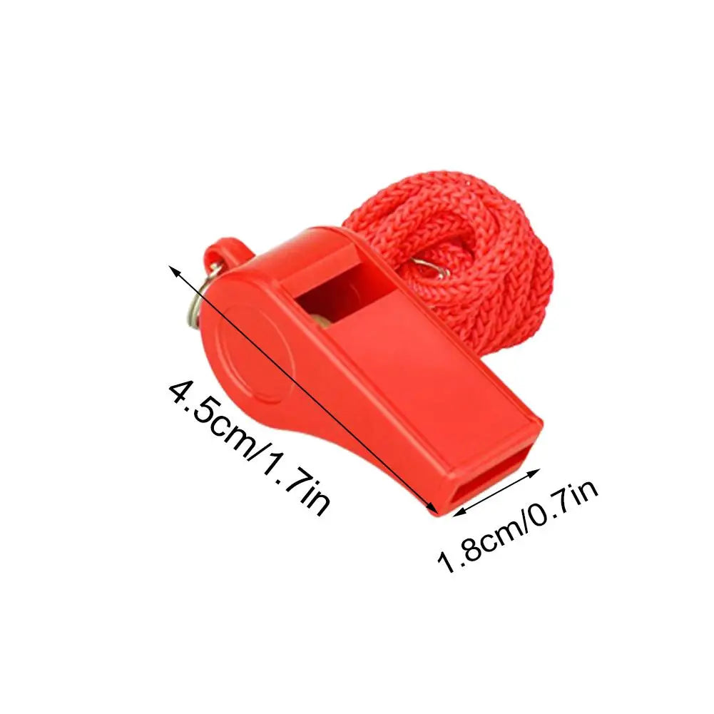Loud Referee Whistle with Lanyard – Sports & Hiking (1/3/5 Pack)