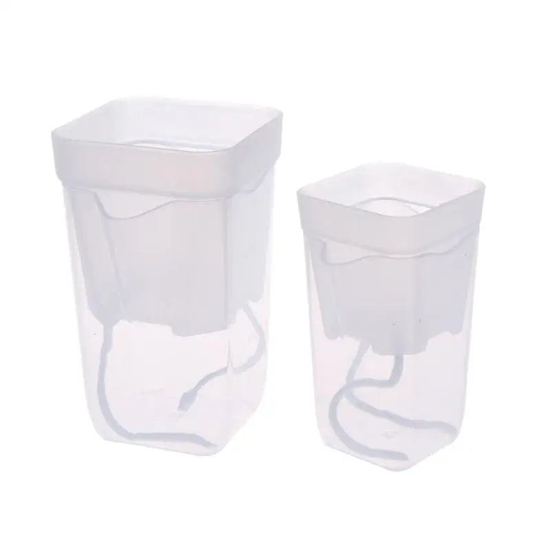 Clear Self Watering Plant Pot Plants Double-layer Flower Pots Planter