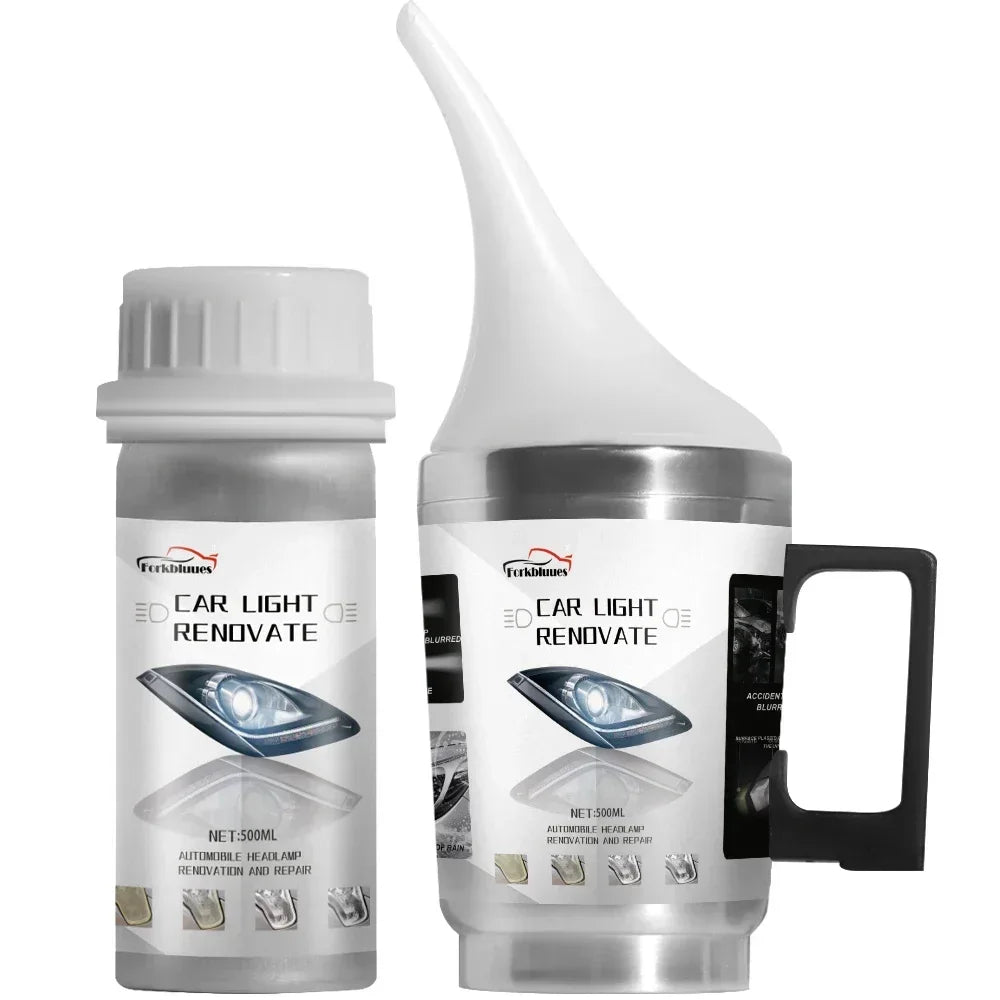Car Headlight Refurbishment Fluid Repair Retreading Restoration
