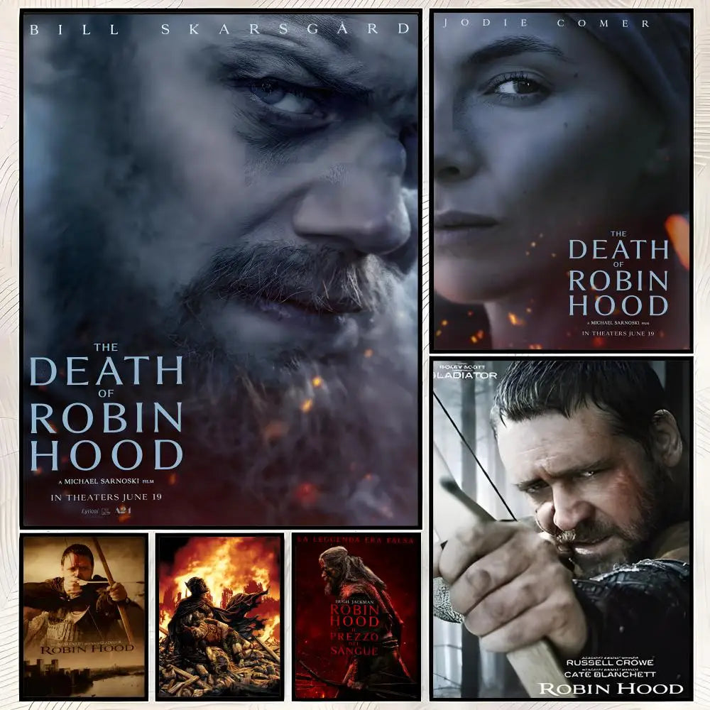 Death of Robin Hood Movie Poster – HD Self-Stick PVC Wall Art