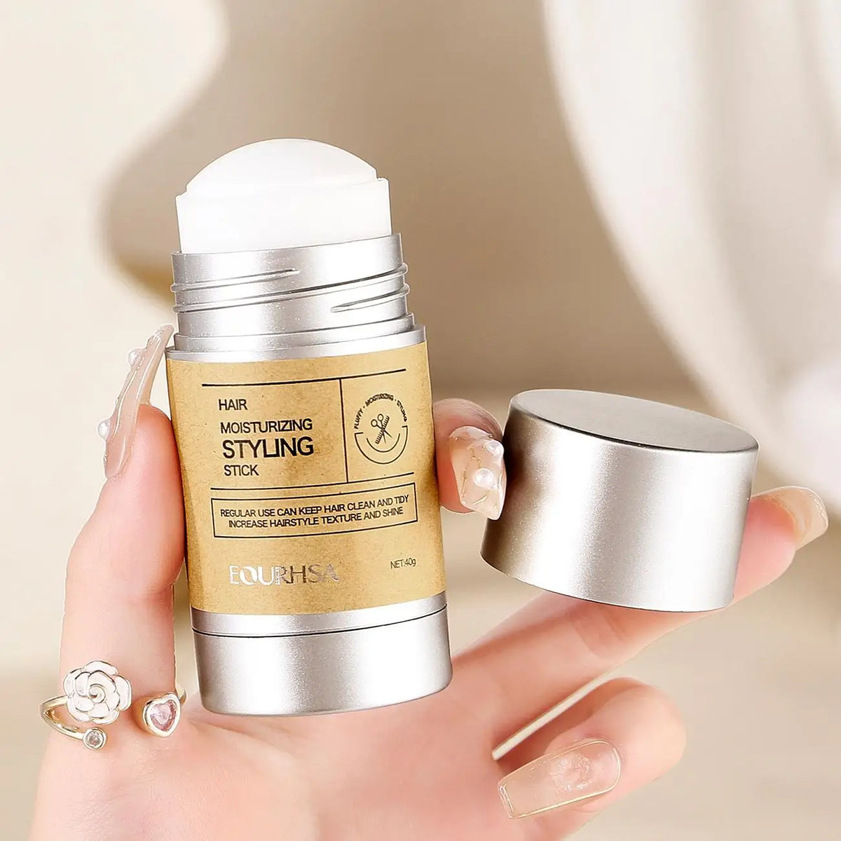 Hair Wax Stick Controlling Edges Tidying Prevent Flying Frizzy Both