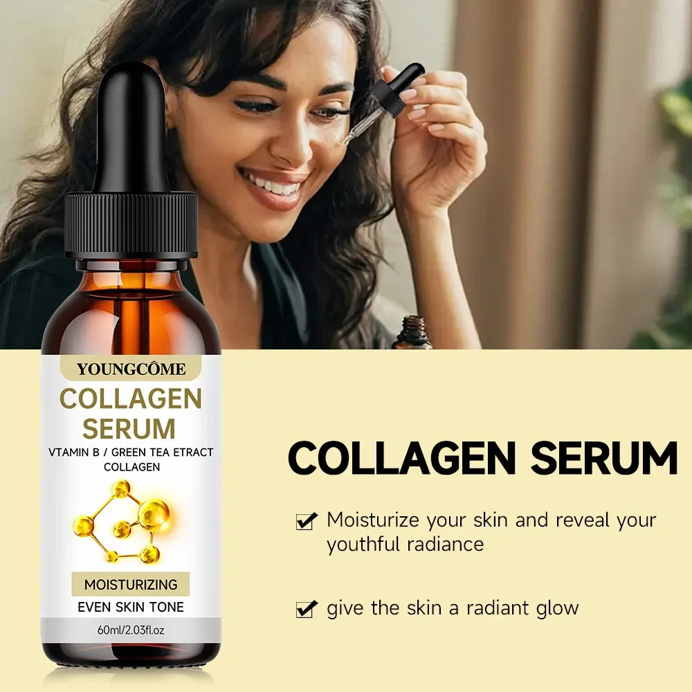 YOUNGCOME Collagen Serum Vitamin B Green Tea Extract Hydrating Face
