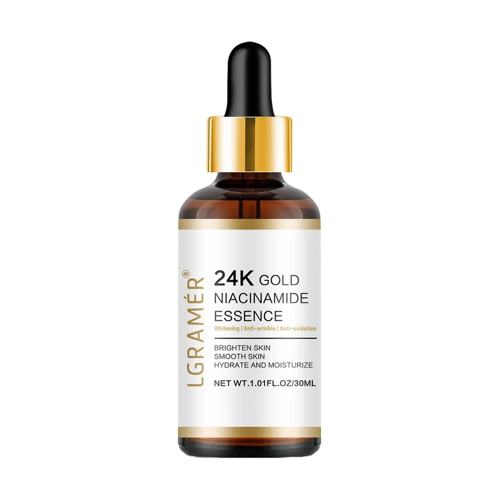 24K Gold Face Serum – Nicotinamide & Hyaluronic Acid Anti-Aging