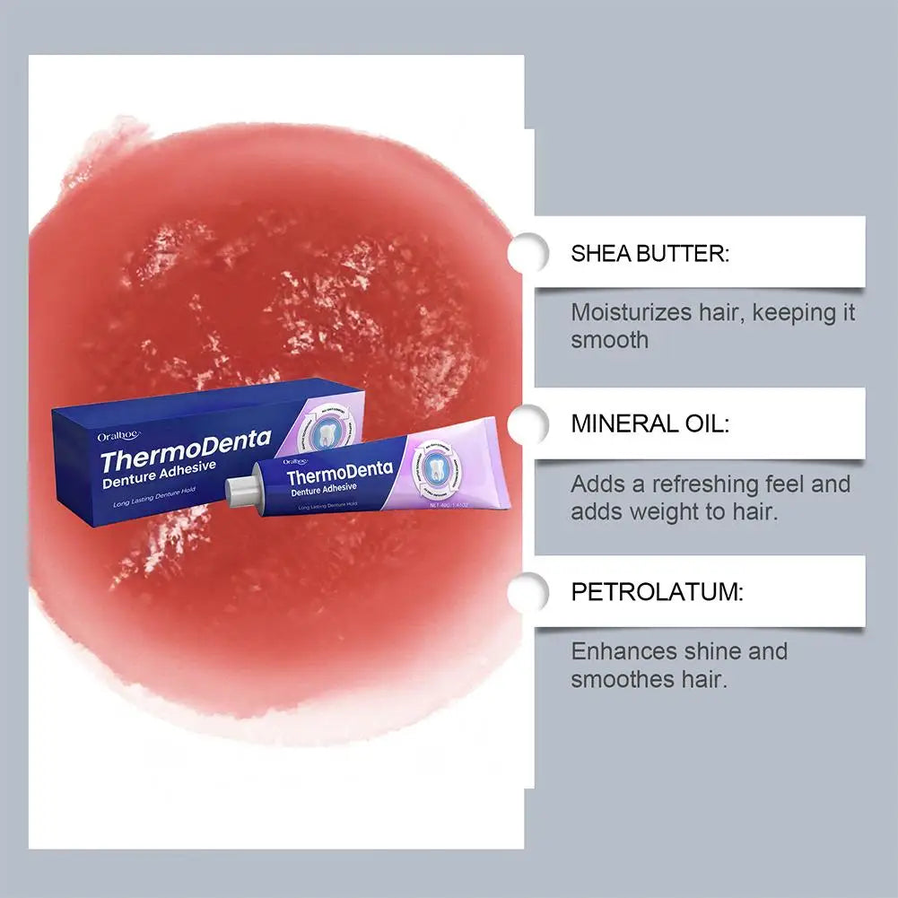 Zinc-Free Denture Fixing Adhesive – 4-Day Hold, 28g Tube