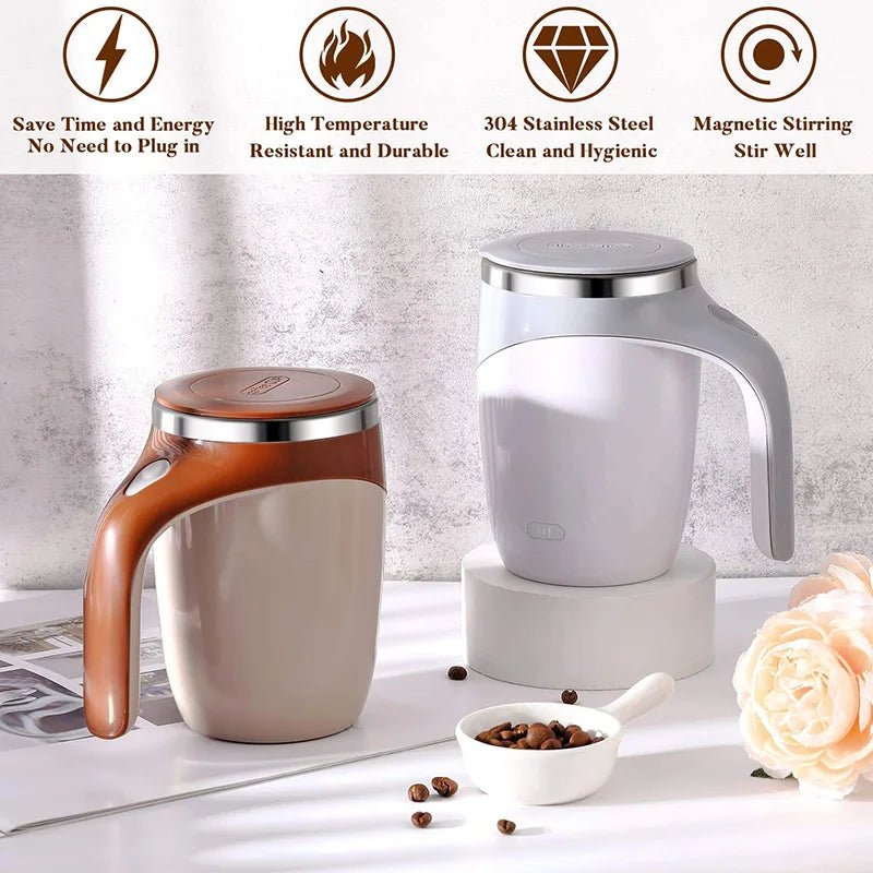 Rechargeable Stainless Steel Auto Mixing Travel Cup