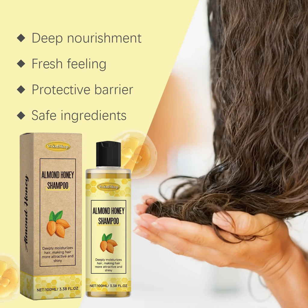 Natural Honey & Almond Shampoo, Balm & Conditioner Kit