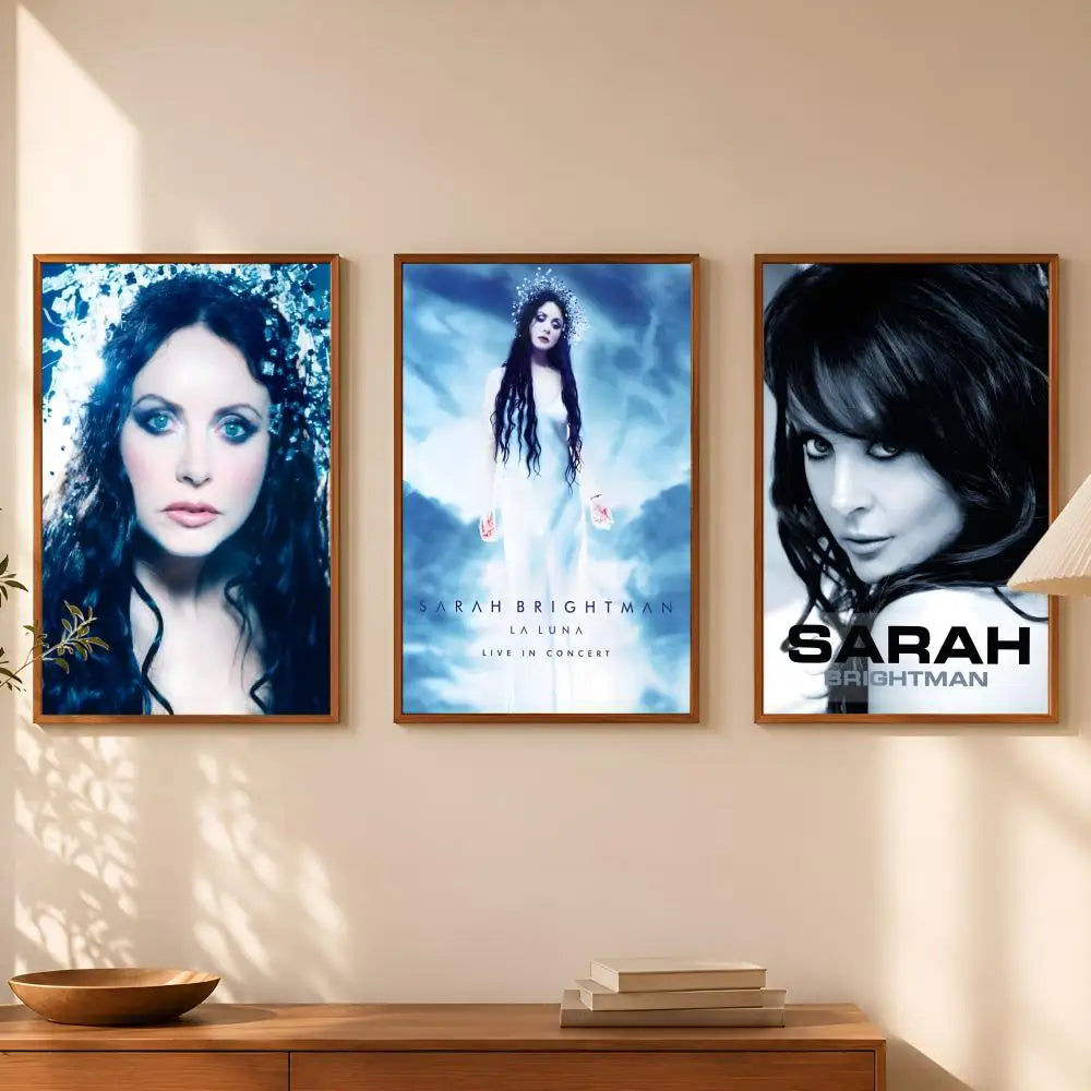 Sarah Brightman La Luna Wall Art Poster – Self-Stick HD Decor