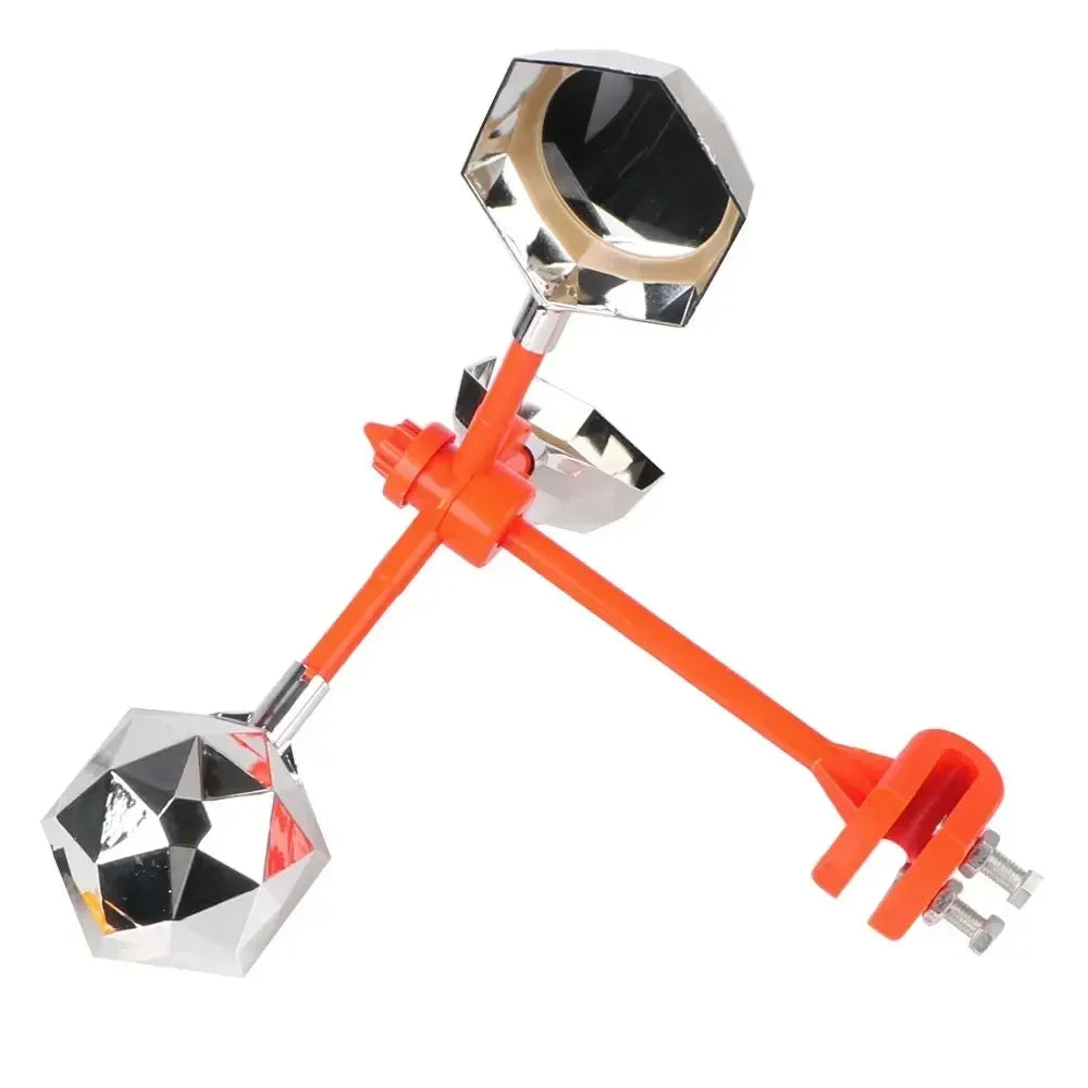 360° Solar Wind Spinning Reflective Scarecrow | Auto Bird Deterrent