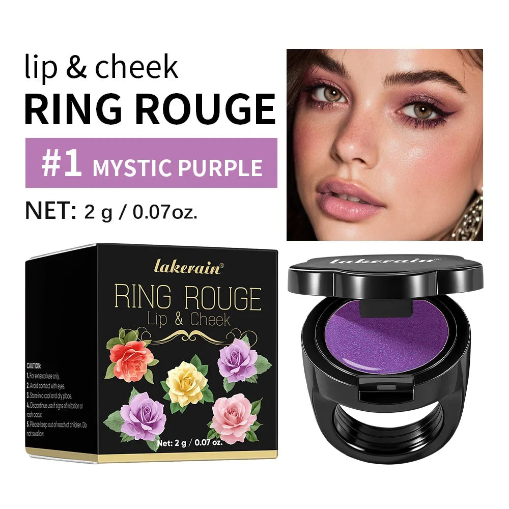 Ring Rouge Lip & Cheek Gloss – Pearl Shine, Long-Lasting Tint