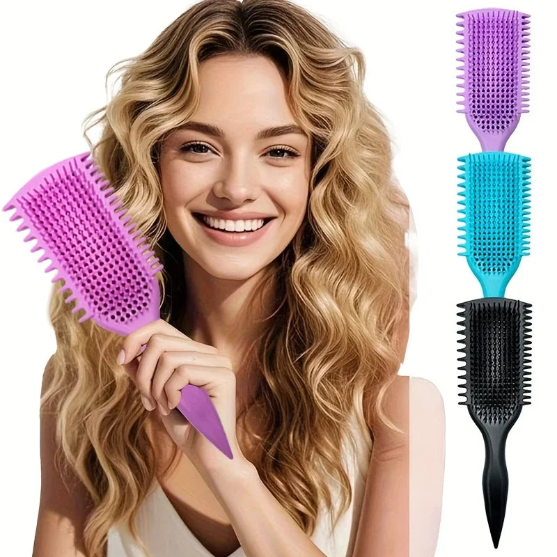 Bouncy Curling Hair Styling Comb | Wet & Dry Hairbrush