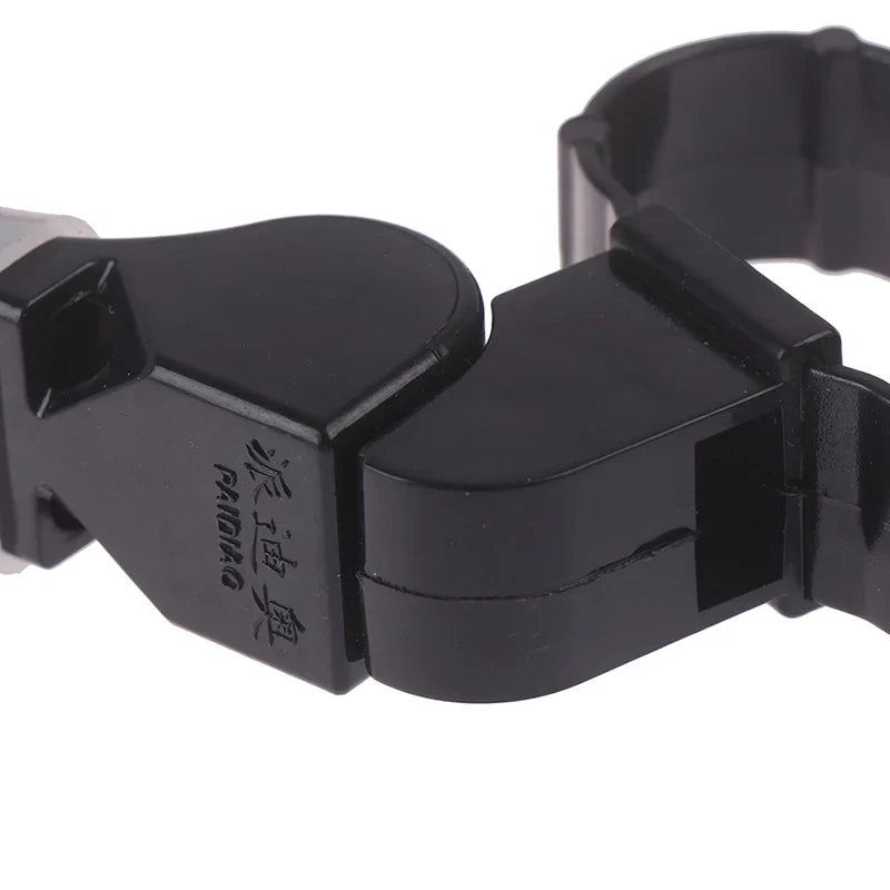 Black Plastic Pealess Finger Grip Sports Skate Football Referee Mouth