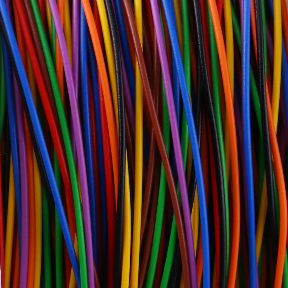 8-Color 30AWG PCB Wire Wrapping Cable 250m Spool | Tinned Copper