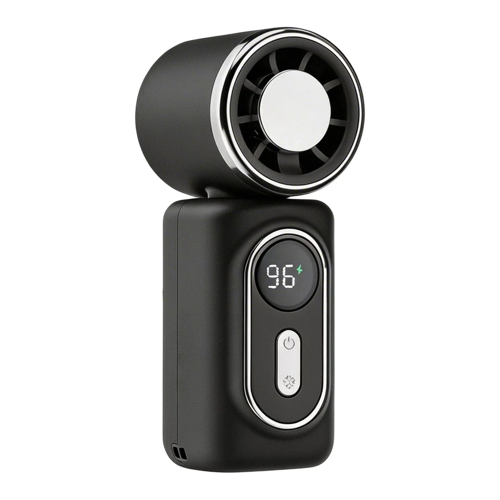 Portable Clip-on Mini Fans Hands-free Handheld Fan 3000mAh LED