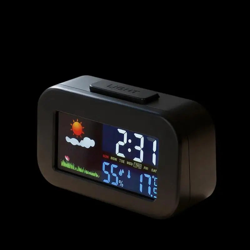 Weather Station Clock – Color Display Temp & Humidity Monitor