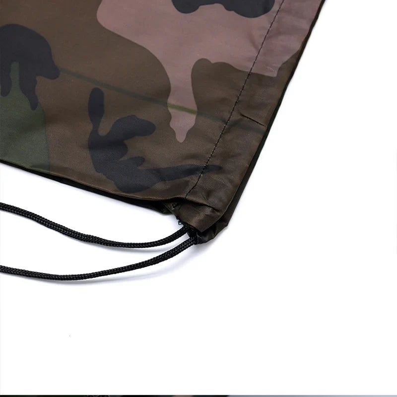 Lightweight Polyester Drawstring Backpack – Gym & Travel Bag