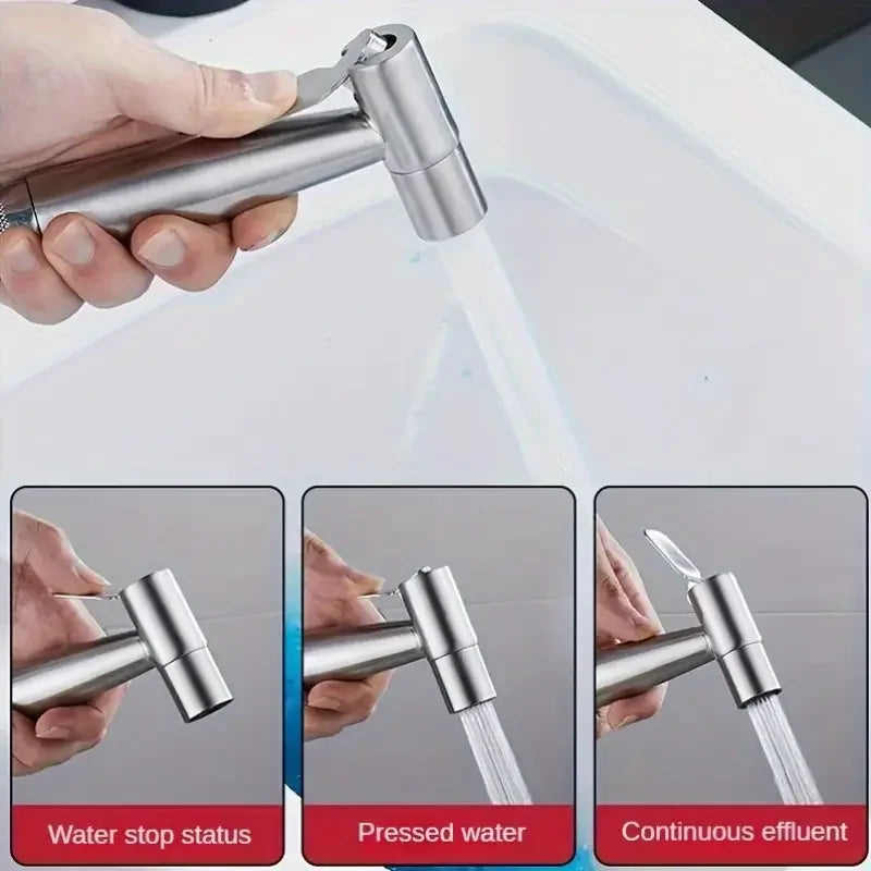 High-Pressure Handheld Shower Set | Self-Cleaning Nozzle