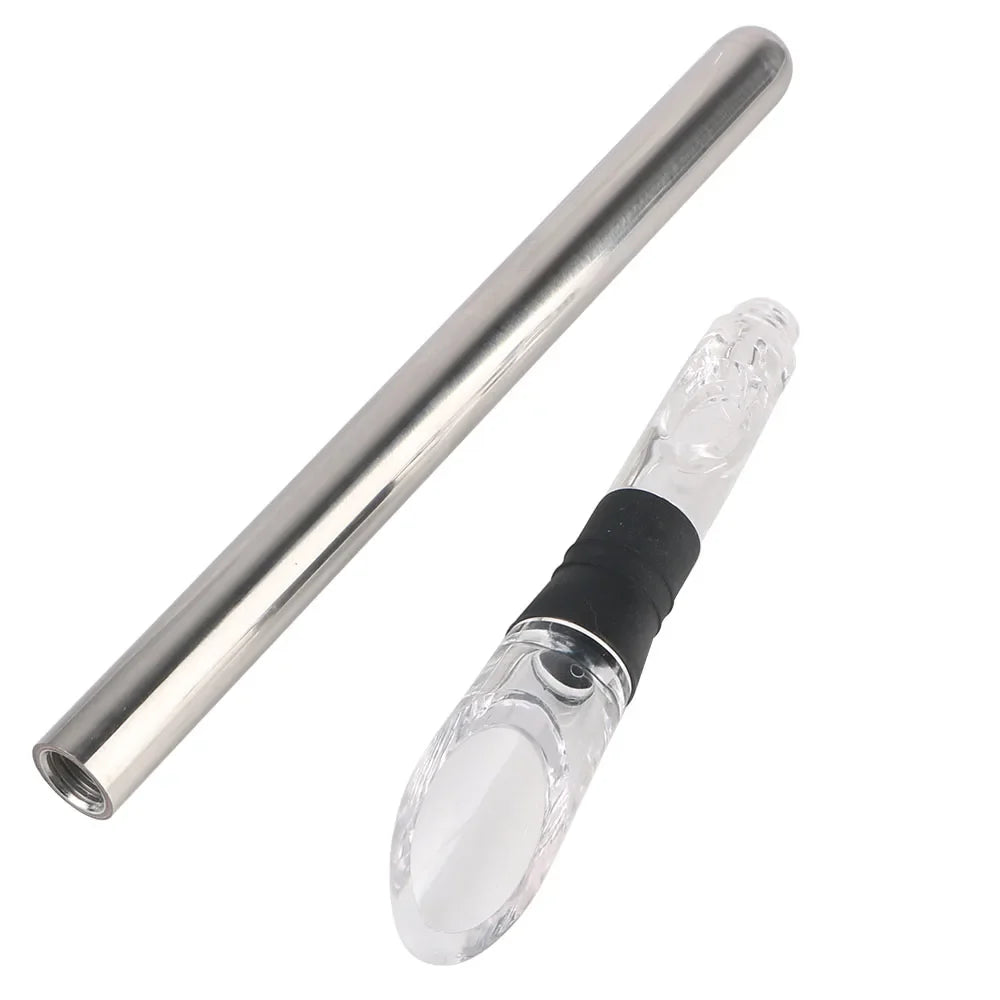 4-in-1 Wine Chiller Stick – Stainless Steel Cooler & Pourer