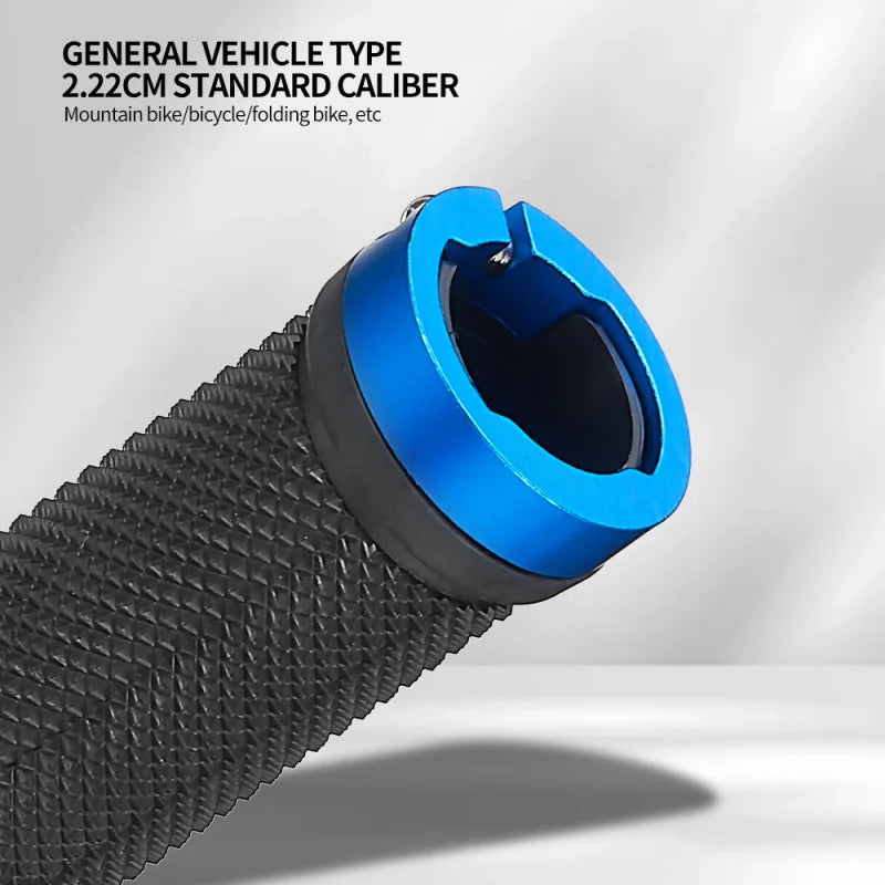 Double Lock-On Bike Handlebar Grips – Aluminum Anti-Slip MTB
