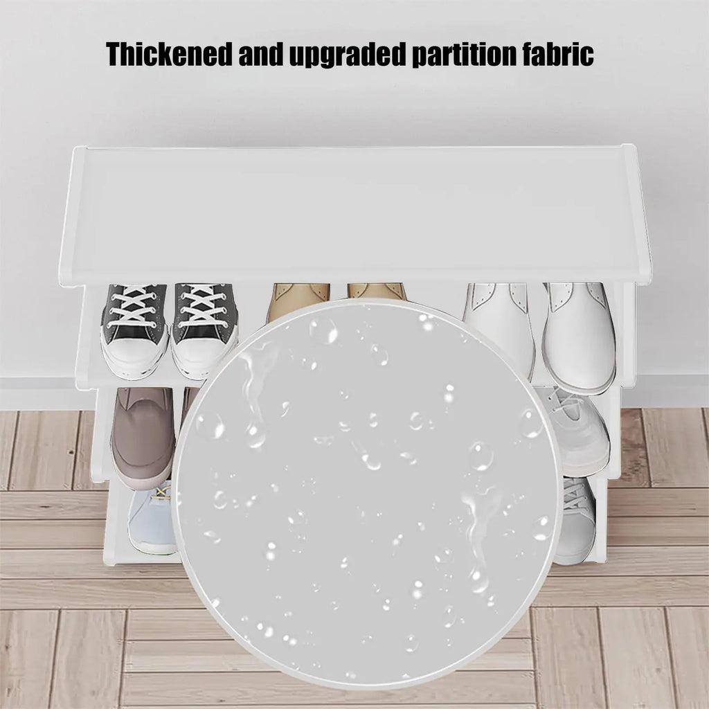 4-tier Stainless Steel Shoe Rack That Saves Space Suitable Wardrobes