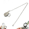 10X Magnifying Glass Necklace Loupe – Portable Dust-Proof Pendant