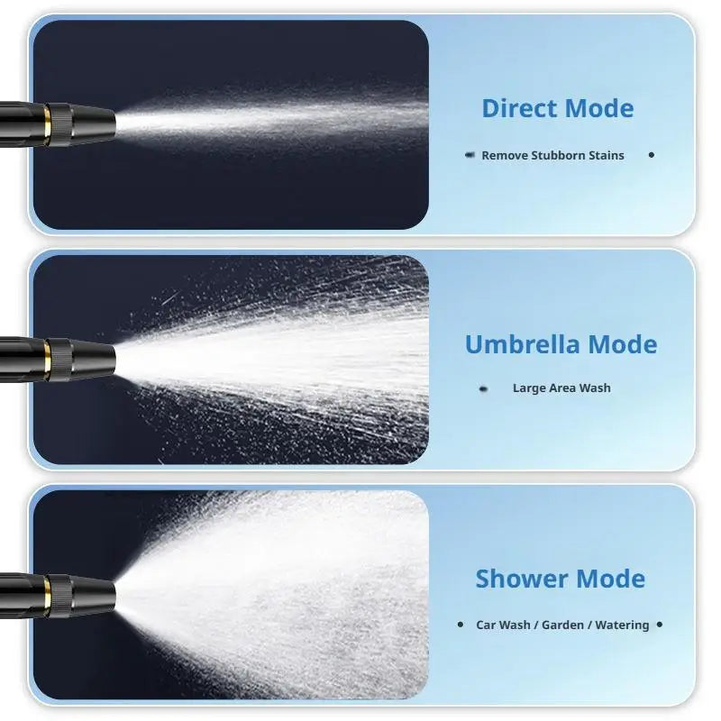 High-pressure Water Pipe Spray Hose Metal Nozzle Garden Lawn Wash
