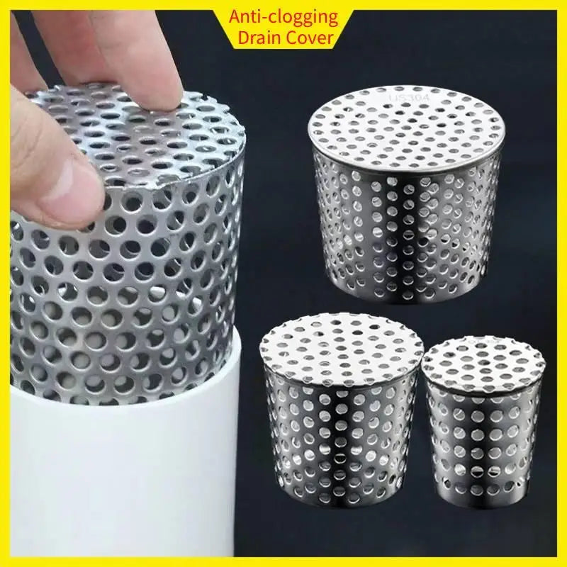 Stainless Steel Drain Cover Anti Clogging Interpolated Filter Screen