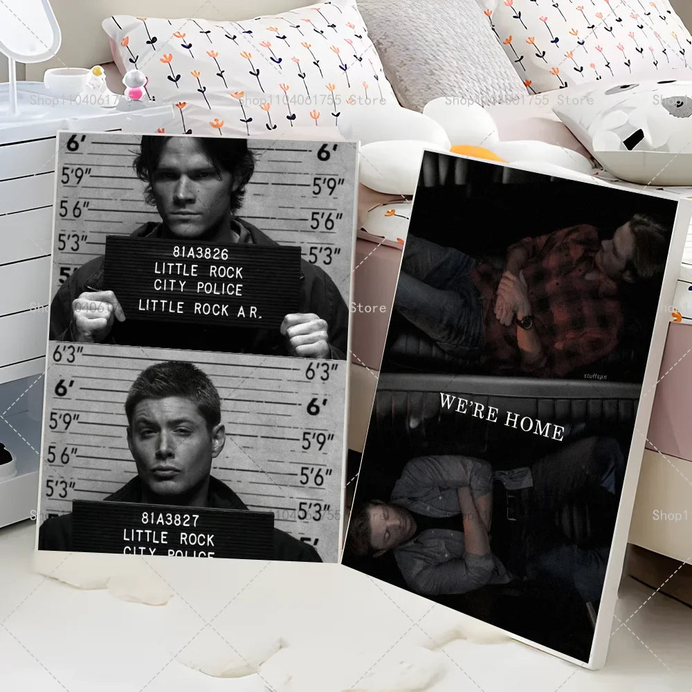 Supernatural Dean & Sam Wall Poster | Self-Adhesive Waterproof