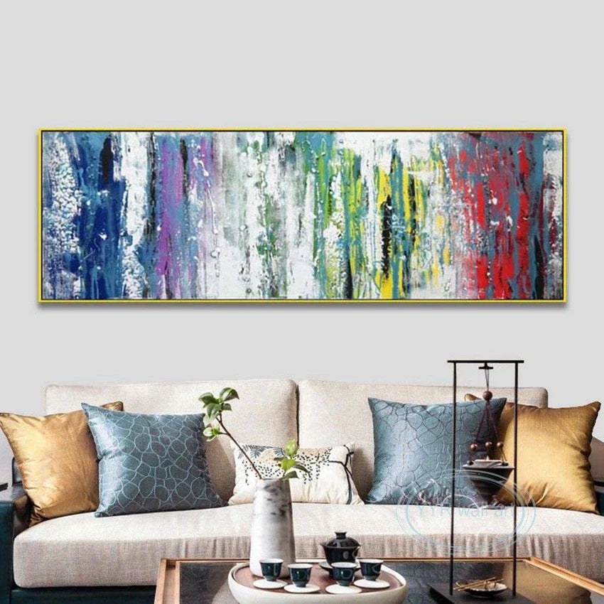 Abstract Hand-Painted Oil Painting on Canvas | Custom Wall Art