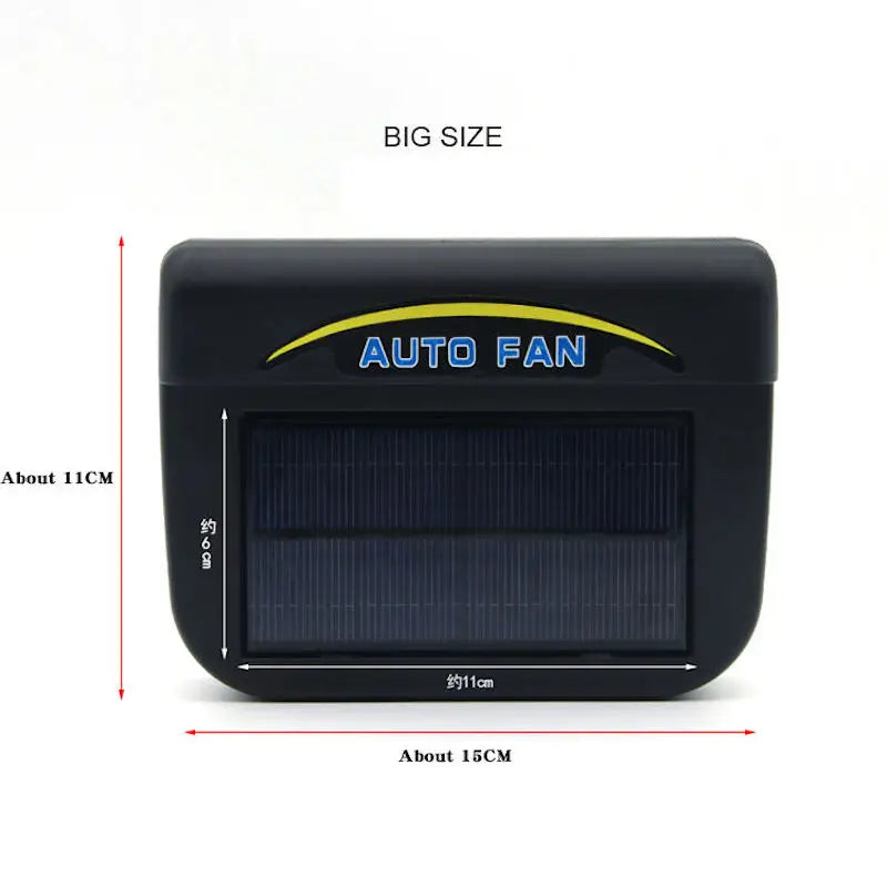 Solar Car Window Fan – Universal Ventilation & Cooling