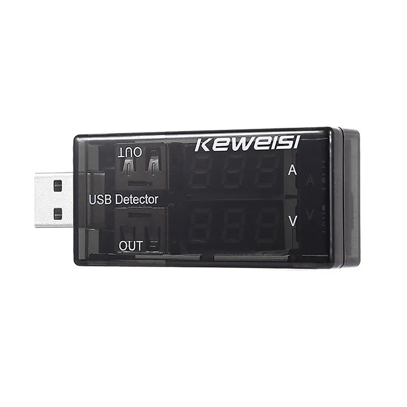 USB Volt Amp Meter – Dual Digital Display Voltage Tester
