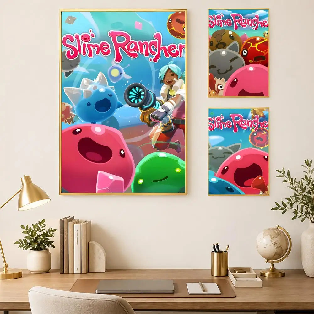 Slime Rancher Game Poster – Self-Stick HD Waterproof Wall Art