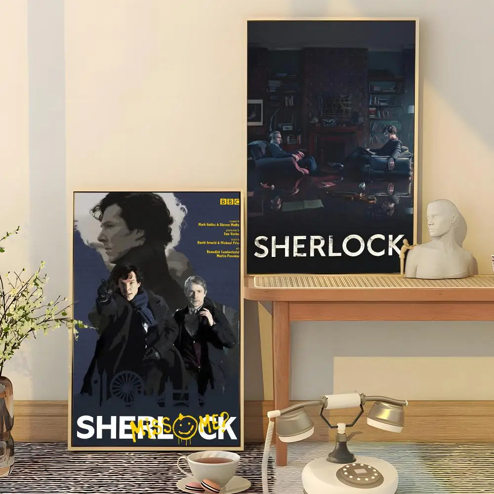 Sherlock TV Series HD Waterproof Poster Stickers | Wall Décor