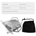 Folding Charcoal Camping BBQ Grill | Portable Stainless Steel