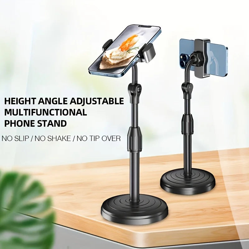 Adjustable Telescopic Phone Stand for Live Streaming & Video