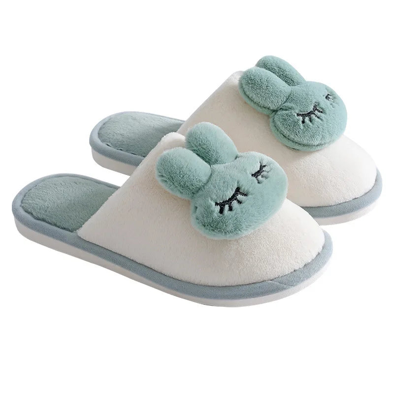Women's Bow Slippers – Soft Warm Indoor House Shoes